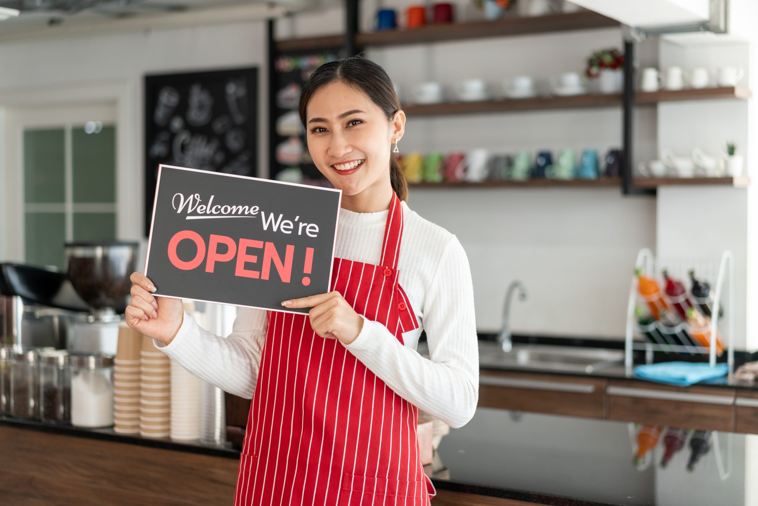 Saisonarbeit im Cafe